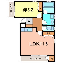 M’ｓパティオの物件間取画像